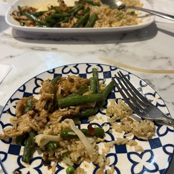 Crazy Dumpling - 27. String Beans Chicken and fried rice - Chinese Near Me - Fredericksburg, Virginia
