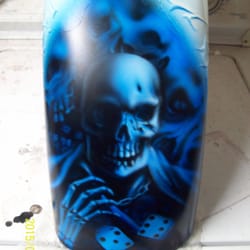 Crazeepaint Airbrushing - Front fender