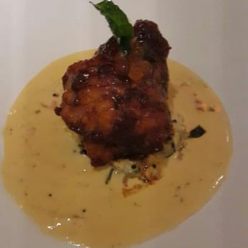 Indian Accent - Tamarind sea bass with coconut curry - Indian Near Me - New York, New York