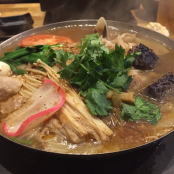Boiling Point - House special hot soup. Fermented tofu was amazing but STAY AWAY from the pork blood rice cake!! - Hot Pot Near Me - Fremont, California Boiling Point - House special hot soup. Fermented tofu was amazing but STAY AWAY from the pork blood rice cake!! - Hot Pot Near Me - Fremont, California
