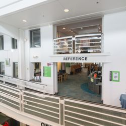 Bedford Free Public Library - Welcome to the Reference Room Photo by Carlton SooHoo
