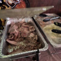 Free corned beef, potatoes, carrots, rolls etc on st Patrick's day. Free corned beef, potatoes, carrots, rolls etc on st Patrick's day.