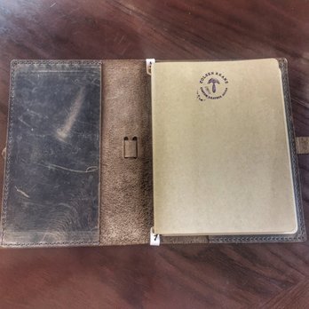 ColsenKeane Leather - Crazy Horse large journal with Moleskin inserts. - Leather Goods Near Me - Charlotte, North Carolina ColsenKeane Leather - Crazy Horse large journal with Moleskin inserts. - Leather Goods Near Me - Charlotte, North Carolina