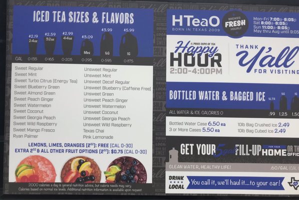 Menu photo 5 HTeaO Tomball, TX