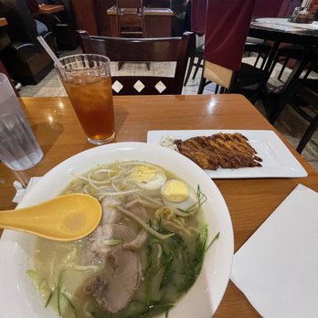 Naruto Japanese Restaurant - Tonkotsu and chicken katsu combo - Ramen Near Me - Anchorage, Alaska Naruto Japanese Restaurant - Tonkotsu and chicken katsu combo - Ramen Near Me - Anchorage, Alaska