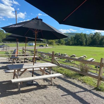 Farm by Beer Tree Brew - See the part of the parking lot in the background? Rolling hills as well! - Breweries Near Me - Port Crane, New York