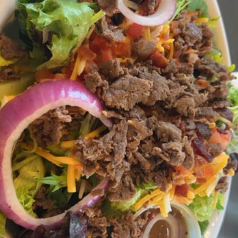 The Brass Tap - Steak salad - Sports Bars Near Me - Hapeville, Georgia The Brass Tap - Steak salad - Sports Bars Near Me - Hapeville, Georgia