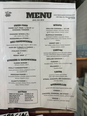 Menu photo 1 Sam's Country Stores Fleischmanns, NY Menu photo 1 Sam's Country Stores Fleischmanns, NY