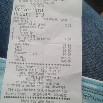 Dunkin' - Coffee & Tea Near Me - National City, California