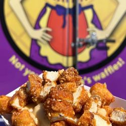 Waffle Mamas - Honey butter fried chicken & beer cheese tots