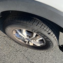 Budget Car Rental - Decent rear tire