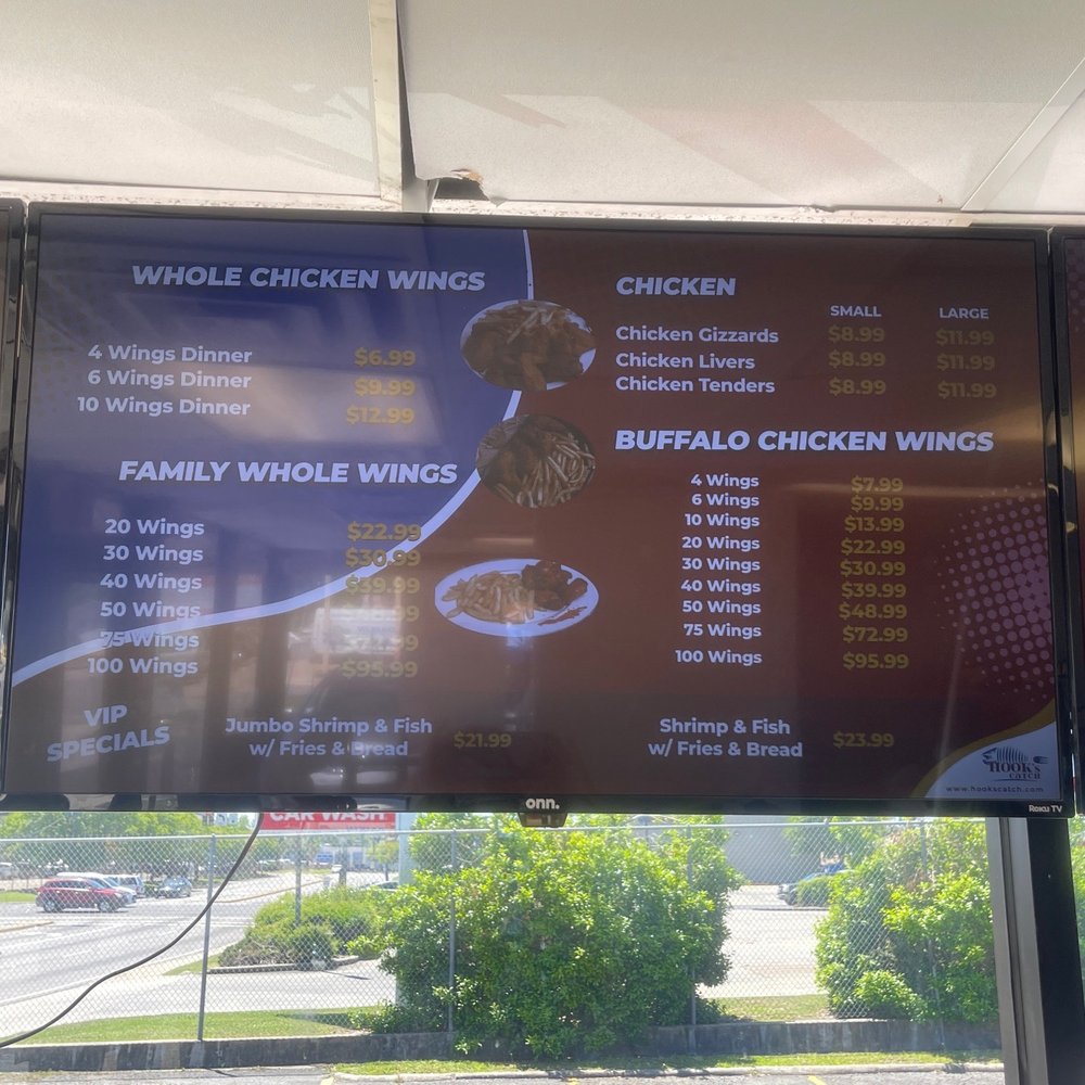 Menu board