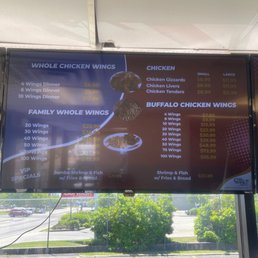 Menu board Menu board