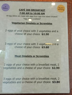 Menu photo 6 Oracle Cafe 300 Redwood City, CA