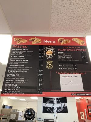 Menu photo 8 Sonsons Pasty Mesa, AZ