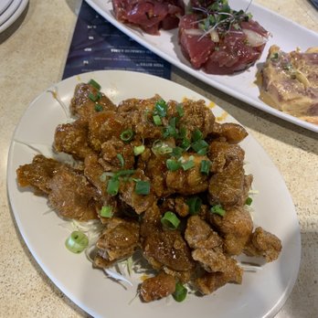 Nico's Pier 38 - Crispy Orange Chicken - Seafood Near Me - Honolulu, Hawaii Nico's Pier 38 - Crispy Orange Chicken - Seafood Near Me - Honolulu, Hawaii