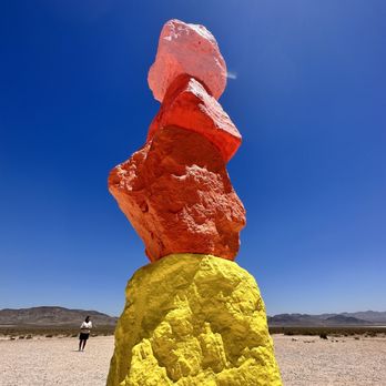 Seven Magic Mountains - Seven magic mountains - Public Art Near Me - Las Vegas, Nevada
