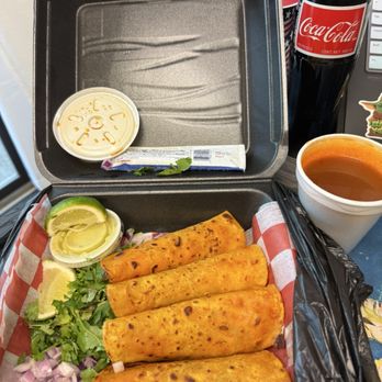 Tejas Birria - Beef flautas - Tacos Near Me - Austin, Texas