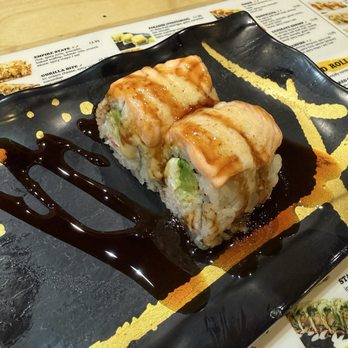 Gorilla Sushi - Baked Salmon Roll - Sushi Bars Near Me - Las Vegas, Nevada Gorilla Sushi - Baked Salmon Roll - Sushi Bars Near Me - Las Vegas, Nevada