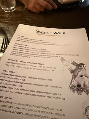 Menu photo 1 Sparrow + Wolf Las Vegas, NV Menu photo 1 Sparrow + Wolf Las Vegas, NV