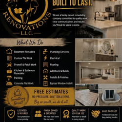 Zebu Renovations LLC - At Zebu Renovations L.L.C., we are a family-owned, licensed, and insured remodeling company dedicated to bringing your home goals to life.
