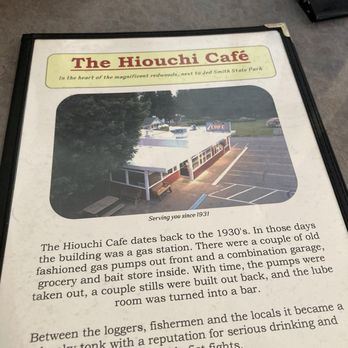 Historic Hiouchi Cafe - Menu 9/18/24 - Coffee & Tea Near Me - Crescent City, California Historic Hiouchi Cafe - Menu 9/18/24 - Coffee & Tea Near Me - Crescent City, California