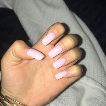 Grace Nail & Spa - Done by Debbie. Got them done 2/26/18, this picture was a month lasted 3/26/18 - Nail Salons Near Me - Bayside, New York