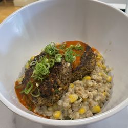 The Vegan Club - "Crab" Cakes and Sour Corn