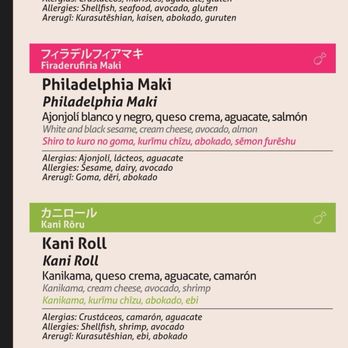 Sushi Station - menu - Sushi Bars Near Me - Cancún, ROO