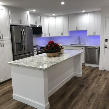 Innovative Builders 808 - Complete white shaker kitchen with granite countertops. - General Contractors Near Me Innovative Builders 808 - Complete white shaker kitchen with granite countertops. - General Contractors Near Me