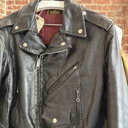 Leather jacket reconditioned, and lining dry cleaned for only $40! Leather jacket reconditioned, and lining dry cleaned for only $40!