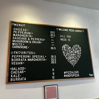 Andy's Pizza - Menu - Pizza Near Me - Washington, DC, District of Columbia Andy's Pizza - Menu - Pizza Near Me - Washington, DC, District of Columbia