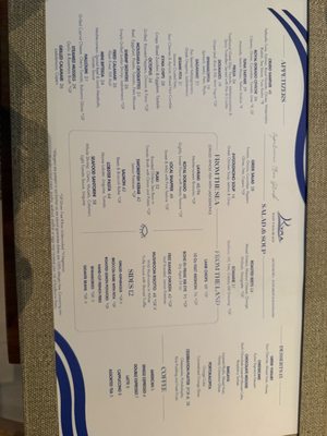 Menu photo 1 Kyma West Palm Beach, FL
