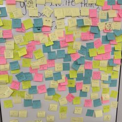 Hayden Library - Post It Note Board