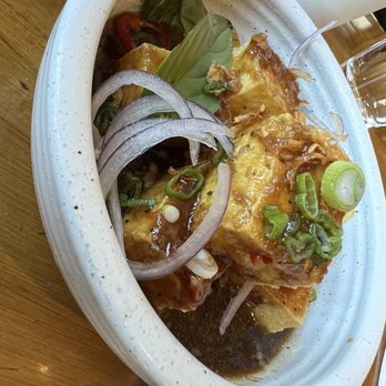 NEP Cafe - Tofu dish Lemongrass Tofu - Breakfast & Brunch Near Me - Irvine, California NEP Cafe - Tofu dish Lemongrass Tofu - Breakfast & Brunch Near Me - Irvine, California