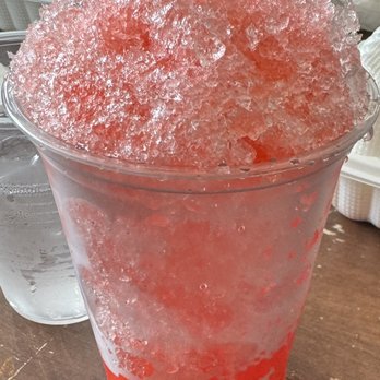 Kurtistown Cafe - Cherry Shaved Ice - Hawaiian Near Me - Kurtistown, Hawaii