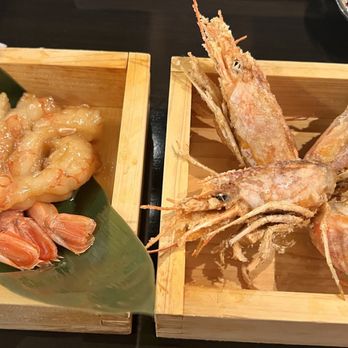 Shigotonin - Sweet prawns with friend prawn heads - Japanese Near Me - Las Vegas, Nevada