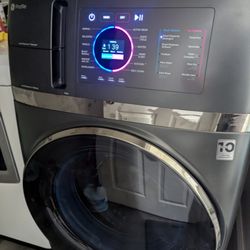 Appliance Pro - GE Washer and Dryer Combo Repair. Replaced door gasket and drain pump assembly.