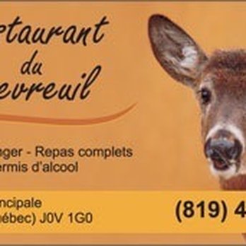 Rendez-Vous du Chevreuil - a deer - Pizza Near Me - Duhamel, Quebec Rendez-Vous du Chevreuil - a deer - Pizza Near Me - Duhamel, Quebec