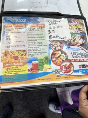 Menu photo 2 Seafood Urway Brooklyn, NY