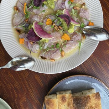 Cipriano's Kitchen - Kanpachi Ceviche and Focaccia Bread - Italian Near Me - Waimea, Hawaii Cipriano's Kitchen - Kanpachi Ceviche and Focaccia Bread - Italian Near Me - Waimea, Hawaii