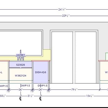 Go Home Builders - Floor plan for new sink location and coffee bar - General Contractors Near Me - Altadena, California Go Home Builders - Floor plan for new sink location and coffee bar - General Contractors Near Me - Altadena, California