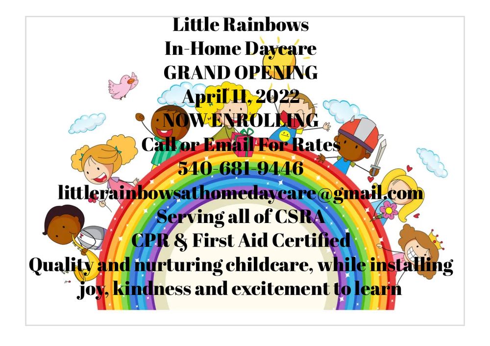 Little Rainbows - childcare center in Augusta, GA