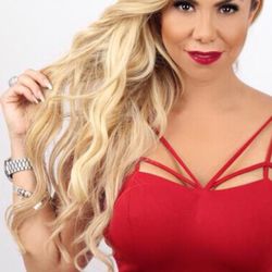 Aqua By Jesse - Clip ins hair extensions. Russian Blonde