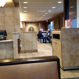 the inside of a restaurant