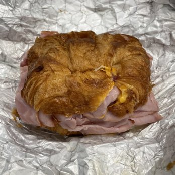 Rekindle Coffee - Ham & cheese croissant (added egg) - Cafes Near Me - Orange, California