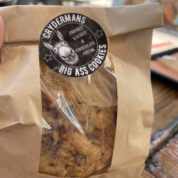 Crydermans Barbecue - Chocolate chip walnut Big Ass cookie! - Barbeque Near Me - Cocoa, Florida