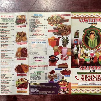 Coatzingo Restaurant - Menu - Tacos Near Me - Jackson Heights, New York Coatzingo Restaurant - Menu - Tacos Near Me - Jackson Heights, New York