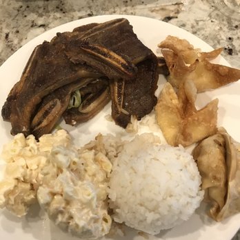 Lulu Hawaiian BBQ - Short ribs with some appetizers - Hawaiian Near Me - Henderson, Nevada Lulu Hawaiian BBQ - Short ribs with some appetizers - Hawaiian Near Me - Henderson, Nevada