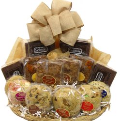 A Tisket A Tasket Anything In A Basket - Gourmet Cookies, Brownies & Treats Platter